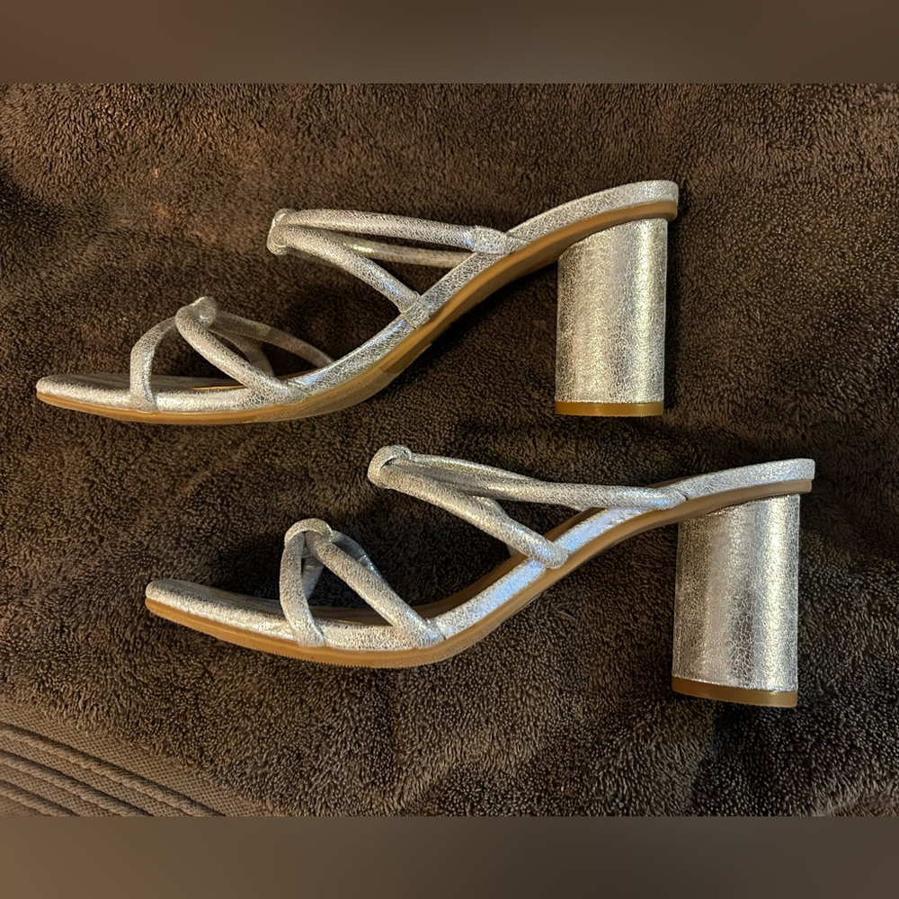 Size 8 Silver Heels
